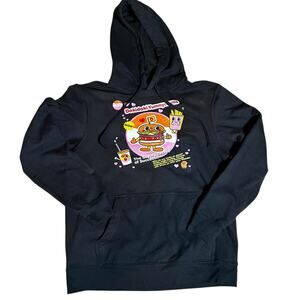Sanrio Dokidoki Yummychums Burger  fries graphic hoodie sweatshirt size medium